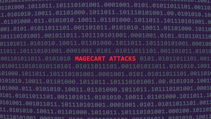 Warnung vor einem Magecart-Angriff zwischen Binärcode