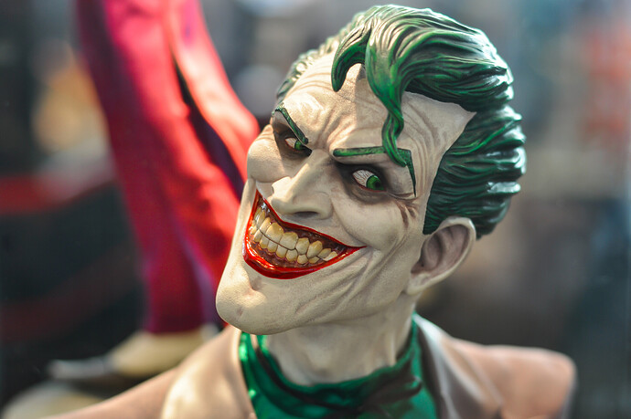 Eine Figur des Jokers
