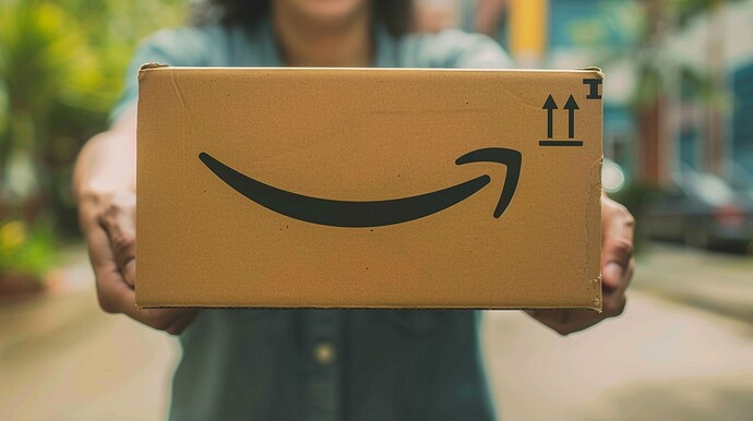 Eine Amazon Lieferbox