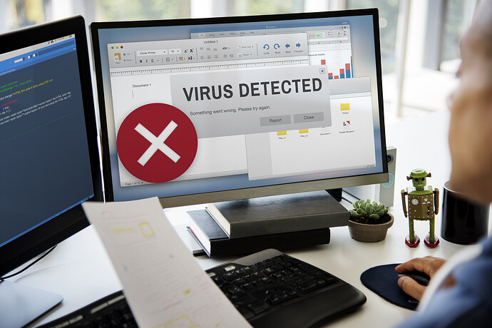 Support-Scam: Pop-up-Fenster zeigt Virusalarm