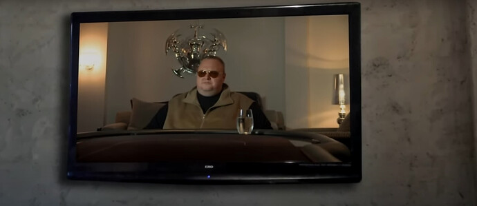 Kim Dotcom, Gründer von Megaupload in seinem Musikvideo