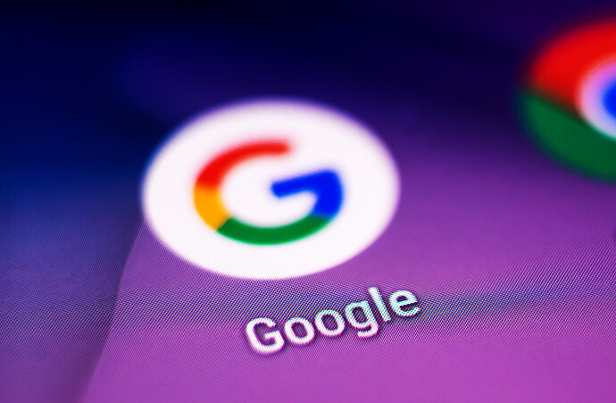 Google-Symbol für Smartphone-Suche