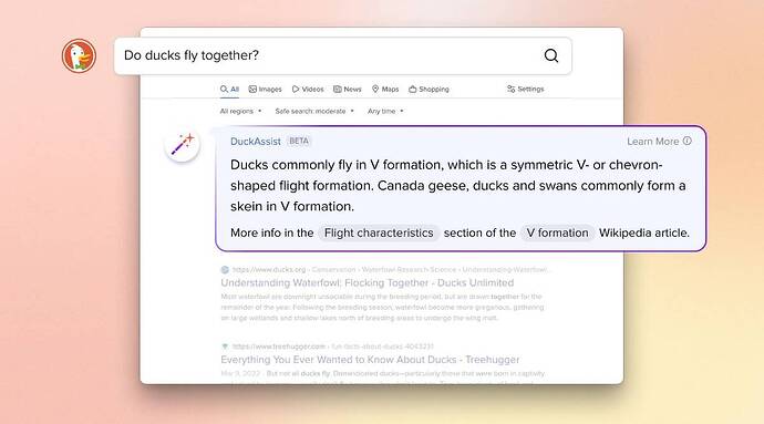 DuckAssist: DuckDuckGo integriert KI-Suche