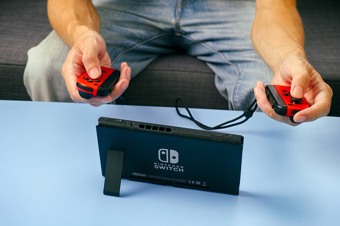 Die Nintendo Switch im Einsatz
