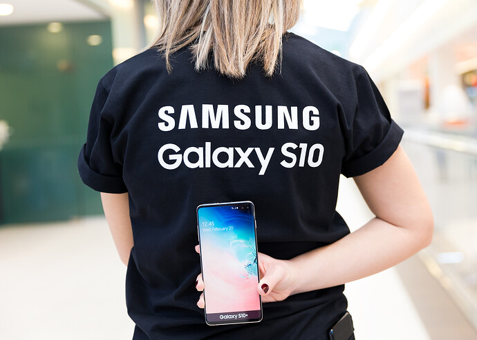 Das Samsung Galaxy S10, ein Smartphone mit Mali-GPU