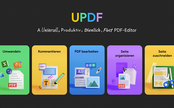 Features des UPDF PDF-Editors