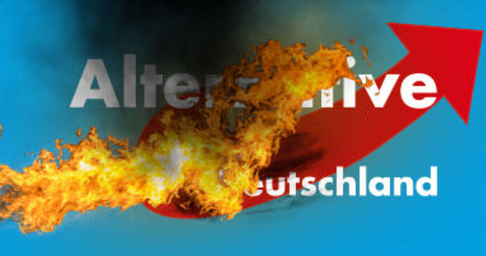 AfD in Flammen