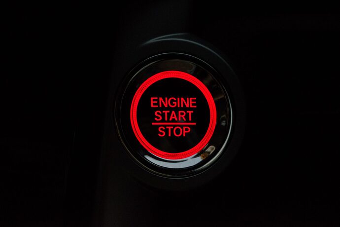 push the button, start the engine