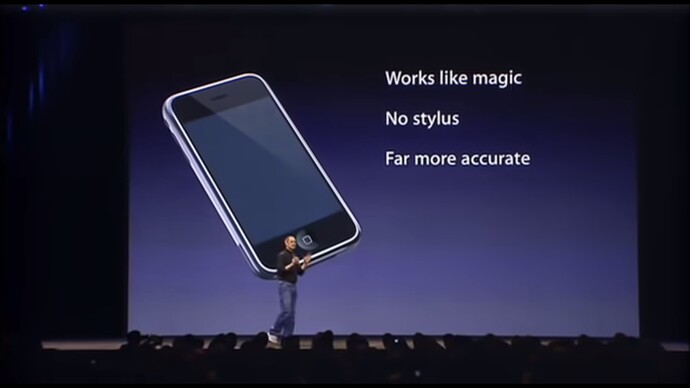 Steve Jobs stellt das erste iPhone vor