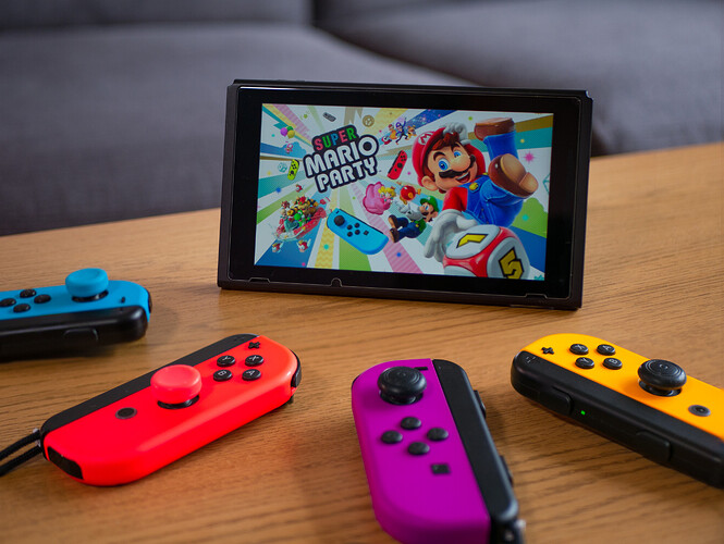 Nintendo Switch mit Super Mario Party