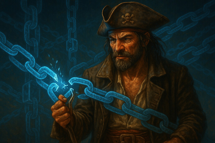 Wenn die Blockchain zum Fallstrick wird: Die Finanzketten der IPTV-Piraterie brechen auf.