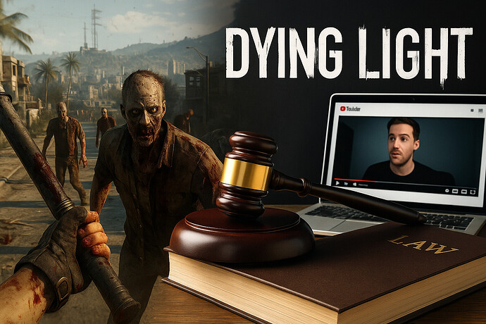 Zwischen Zombies und Gerichtshammer: Ein Dying-Light-Video wird zur Beweislast.