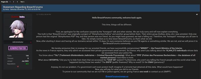 BrachForums Comeback
