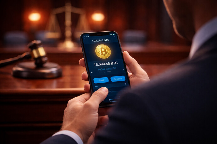 Bitcoin-Zugriff im Fokus: Im Movie2k-Prozess geht es auch um die Herausgabe von Wallet-Daten im Milliardenwert.