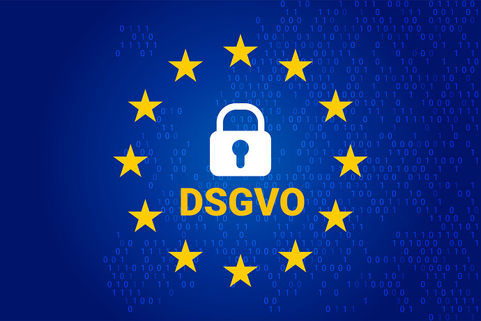 DSGVO-Logo der EU-Datenschutz-Grundverordnung