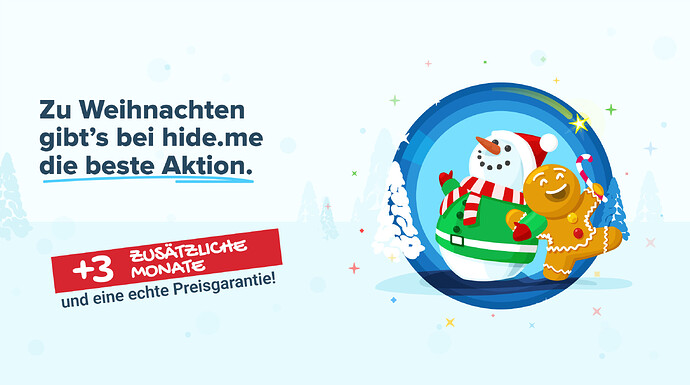 Der Weihnachtsdeal von hide.me - VPN-Schutz zum kleinen Preis