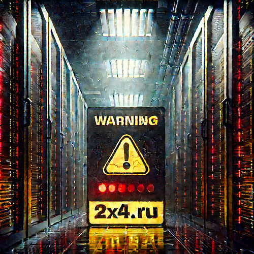 2x4.ru, Serverraum