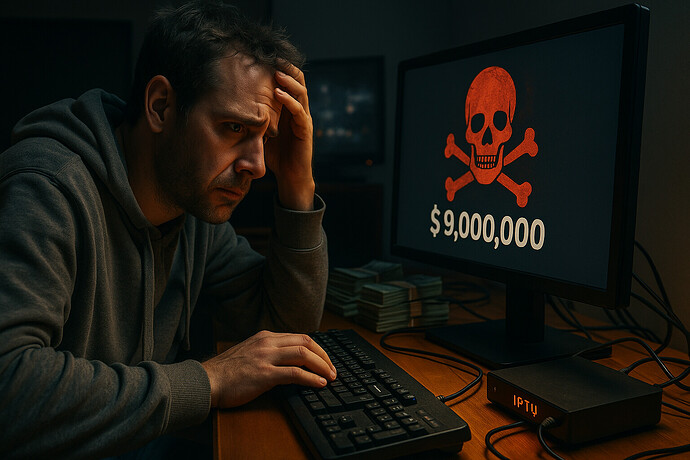 Vom Streamingtraum zum Albtraum: 9 Millionen Dollar zeigen die Schattenseite des Piraten-IPTV.