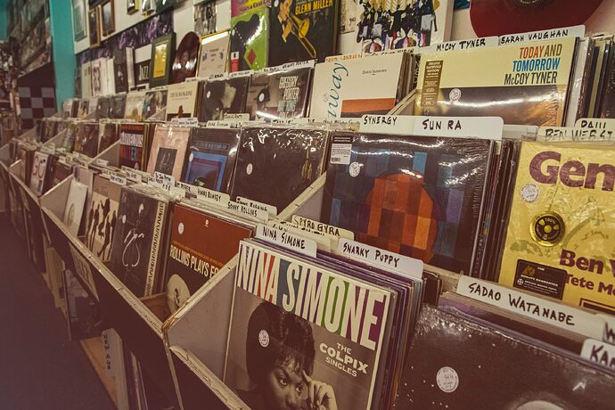 Schallplatten, Vinyl