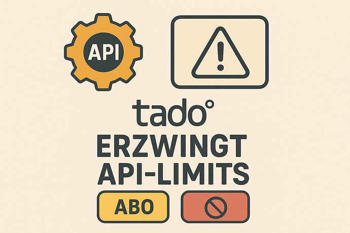 Tado, erzwingt API-Limits