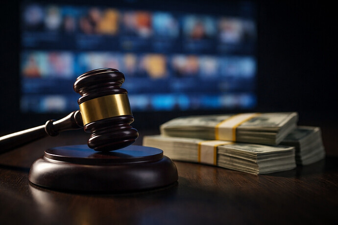 Urheberrecht trifft Streaming-Piraterie: Zivilklage mit Millionenrisiko.