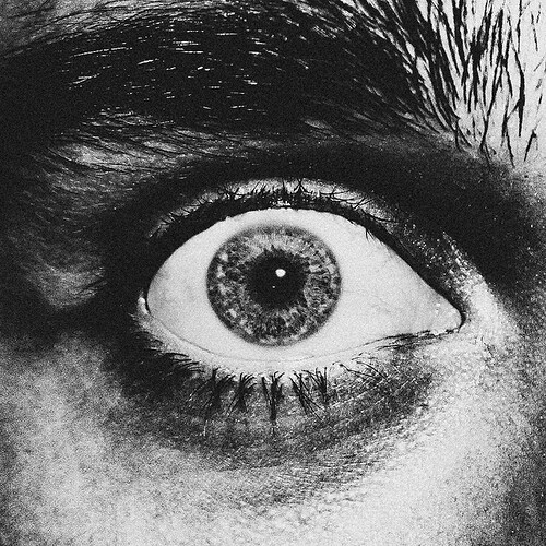 Scared, eye