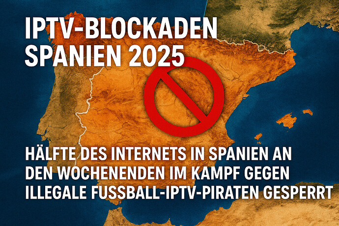 IPTV-Blockaden Spanien 2025