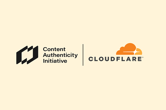 Content Credentials, Cloudflare