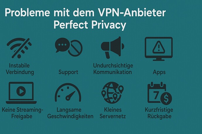 Perfect Privacy, Probleme