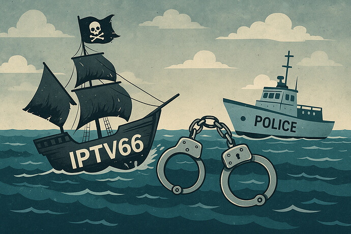 Spiel vorbei: IPTV66 verzeichnet Schiffbruch — die Ordnungshüter sind zur Stelle.