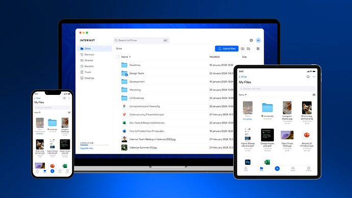 Internxt Cloud Speicher