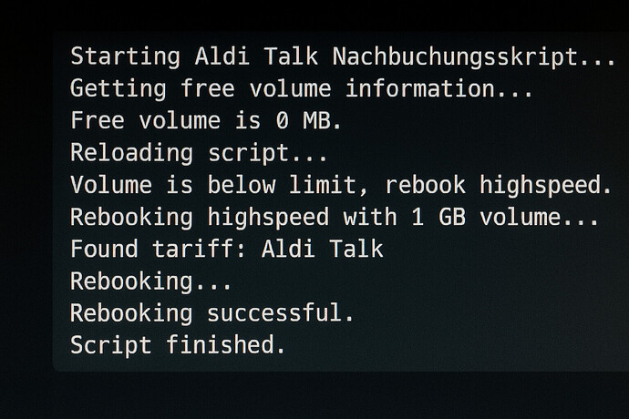 Aldi Talk, in action