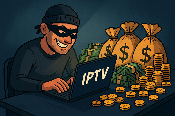 Vom Billig-Abo zum Milliardenkoffer: So verdienen IPTV-Piraten an unserem Streaming-Hunger.