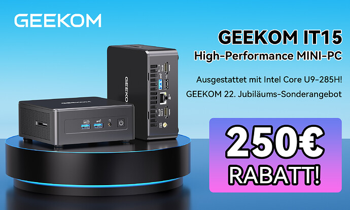 GEEKOM, IT15, Mini-PC