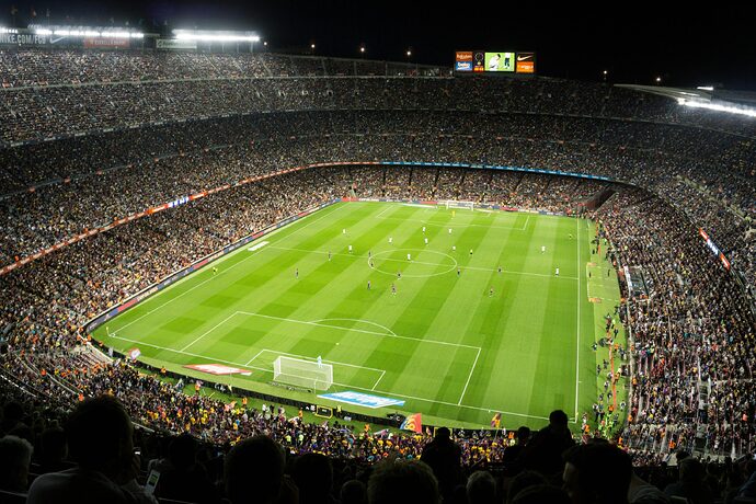 Fußballstadion in Barcelona