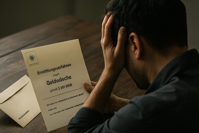 Erst betrogen, dann beschuldigt – die Vorladung wegen Geldwäsche nach § 261 StGB.