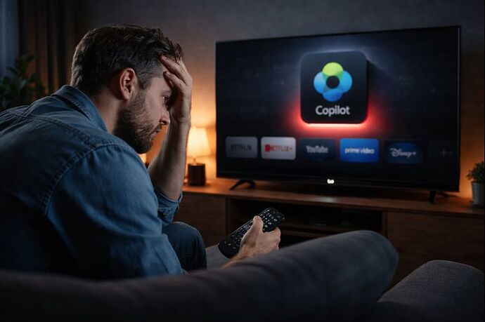 Frust im Wohnzimmer: Microsoft Copilot erscheint ungefragt auf LG-Smart-TVs und lässt sich nicht entfernen.