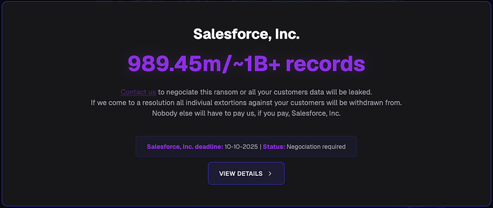 ShinyHunters_Salesforce_leaks
