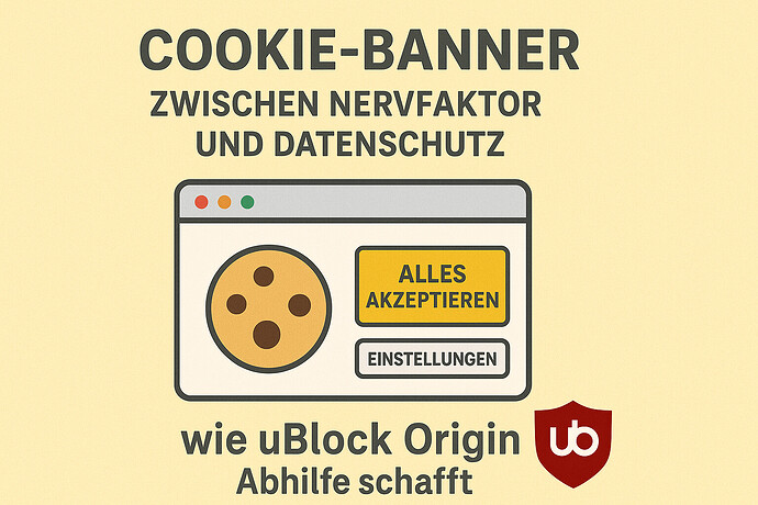 uBlock Origin, zwischen Nervfaktor und Datenschutz