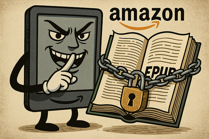 DRM in Reinform: Wenn digitale Bücher mehr Ketten tragen als Schutzmaßnahmen.
