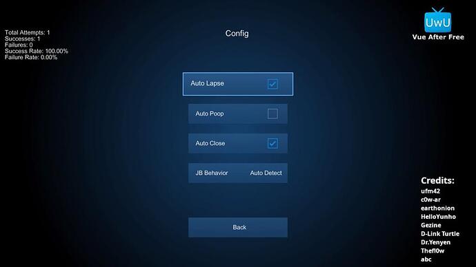 Vue after free, Screenshot