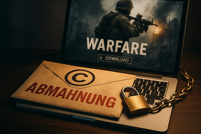Copyright-Keule in Aktion: Mit Warfare rollt die nächste Abmahnwelle durchs Land.