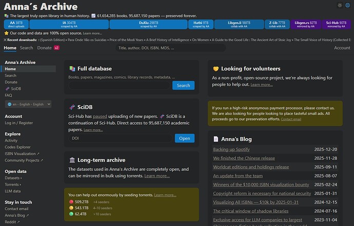 Anna's Archive, screenshot