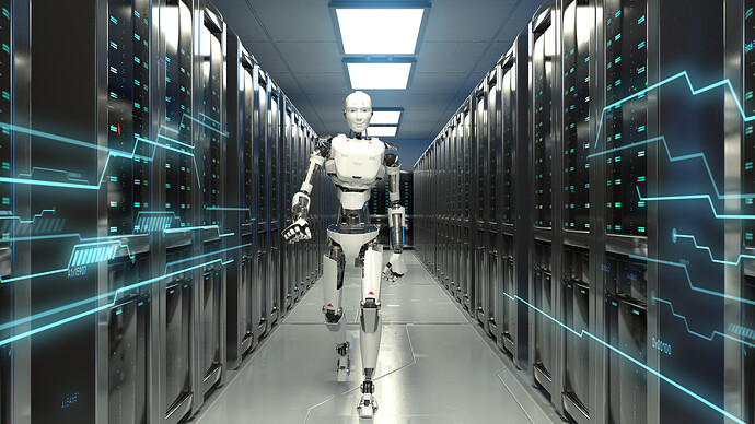 Roboterwalking in Datacenter