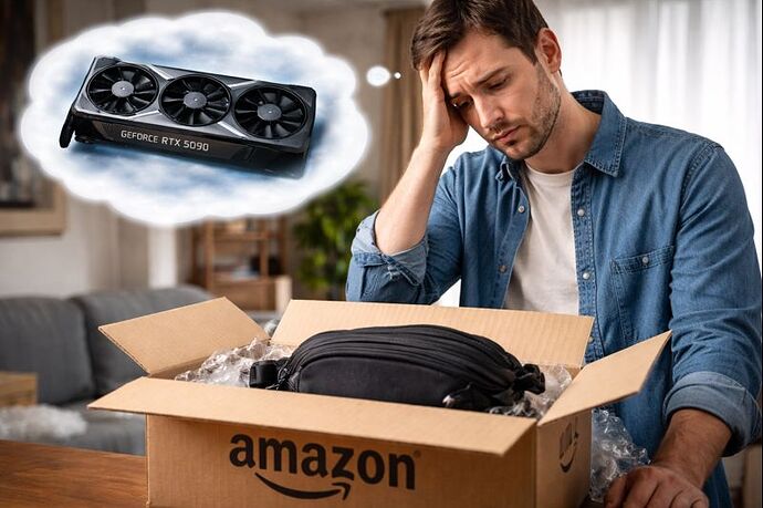 Symbolbild: GPU-Deal oder Scam? Wenn der Karton mehr verspricht, als er hält.