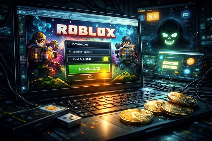 Stealka Stealer tarnt sich als Roblox-Mod oder Cheat und stiehlt Browserdaten, Krypto-Wallets und Konten unter Windows.