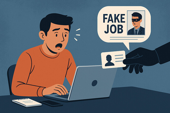 Job-Scamming online: Bewerber ahnen oft zu spät, dass sie in eine Falle getappt sind.