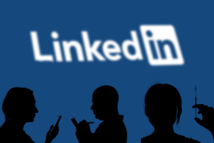 Das Logo der Social-Media-Plattform LinkedIn