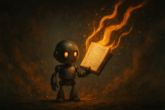 Im Schein der Worte verliert selbst die KI ihre Deckung.