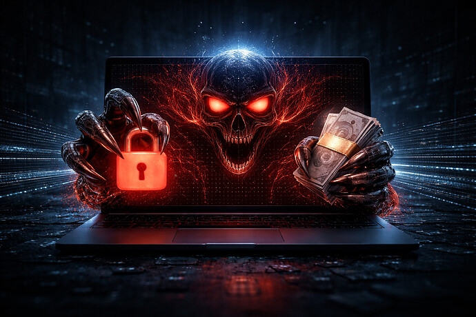 Gefangen im System: Ransomware sperrt Daten weg und kassiert ab.